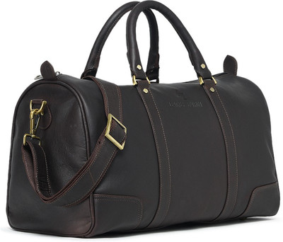 

Leather Zentrum 17 inch/45 cm T103 Travel Duffel Bag(Brown)