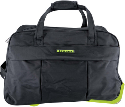 

ANNI CREATIONS 18 inch/46 cm Trolly Travel Duffel Bag(Black)