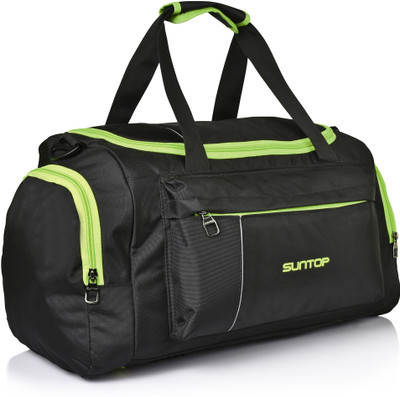 

Suntop Alive Travel/Gym/Fitness Travel Duffel Bag(Black, Green, Neon)