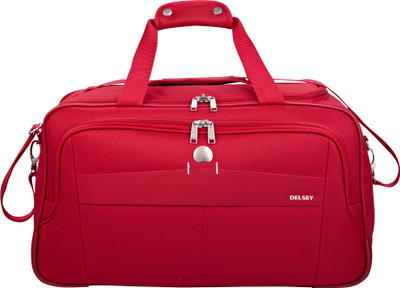 

Delsey Belleville Soft 54Cm Red Small Duffel Bag Travel Duffel Bag(Red)