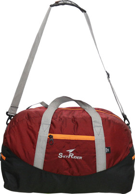 

SkyRider Traveller Travel Duffel Bag(Maroon, Black), Black;maroon