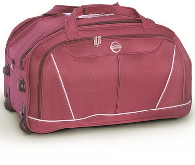 Pronto Duffle Duffel Strolley Bag(Pink)