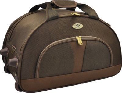 

Abstar 20 inch/51 cm STROLLEY DUFFLE Duffel Strolley Bag(Brown)