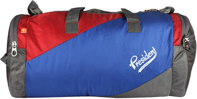 

President 21 inch/55 cm Drum Neo Travel Duffel Bag(Red, Blue), Blue;red