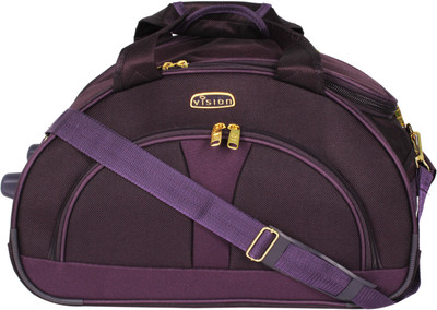 

Vision 24 With 3 Digit Lock Duffel Strolley Bag(Purple)