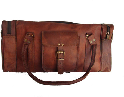 

CRAFAT 24 inch/60 cm Duffle Bag Travel Duffel Bag(Brown)