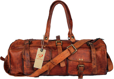 

Pranjals House vintage handmade Travel Duffel Bag(Brown)