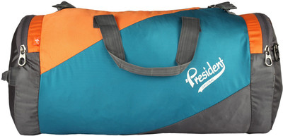 

President 21 inch/55 cm Drum Neo Travel Duffel Bag(Orange, Blue), Blue;orange