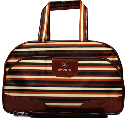 

Zasmina 15 inch/38 cm (Expandable) traveller bag Travel Duffel Bag(Brown)