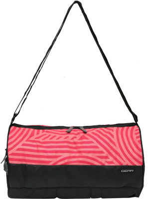 

Gear 16 inch/40 cm Eclipse Duffel Gym Bag(Pink, Black), Black;pink