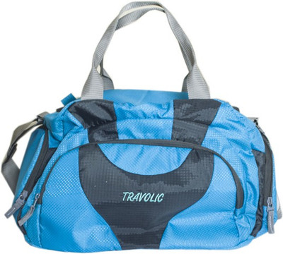 

Travolic 17 inch/45 cm Duffles Travel Duffel Bag(Blue, Orange, Green), Blue;green;orange
