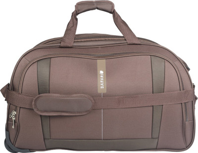 

Safari 26 inch/66 cm Revv Rdfl Duffel Strolley Bag(Brown)