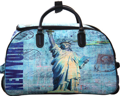 

Moladz Tower time 22'' Duffel Strolley Bag(Multicolor)
