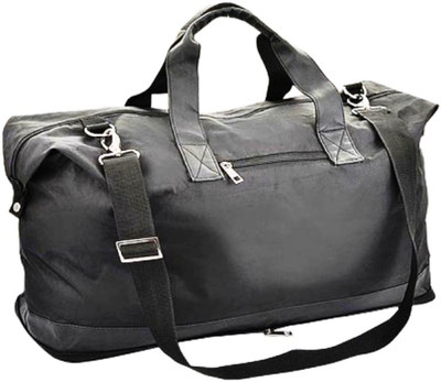 

Good Times 7 inch/20 cm (Expandable) Foldable Travel Duffel Bag(Black)