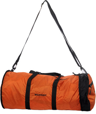 Wildcraft 10 inch/25 cm (Expandable) Pravas Orange Travel Duffel Bag(Orange)