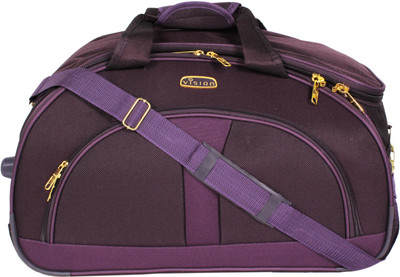 

Vision 22 With 3 Digit Lock Duffel Strolley Bag(Purple)