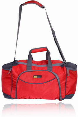 Yark 16 inch/42 cm Cabin Size (RED & GREY) Travel Duffel Bag(Red)