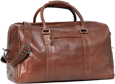 

Leather Zentrum 51 inch/130 cm T102 Travel Duffel Bag(Brown)