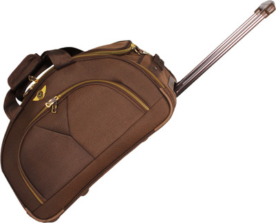 

Ventex 22" German 2 Wheel Duffel Trolley Duffel Strolley Bag(Brown)