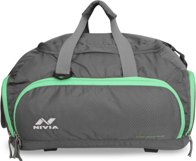 

Nivia Carrier 3 Multi-Purpose Bag Travel Duffel Bag(Grey, Kit Bag
