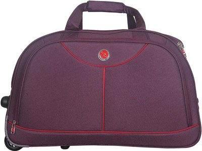 

emblem (Expandable) EDBG531 PURPLE Duffel Strolley Bag(Purple)
