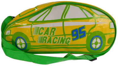 

Laviva 7 inch/18 cm Yellow & Green Colored Car Racing Gym Bag for Kids from Laviva Gym Bag(Yellow)