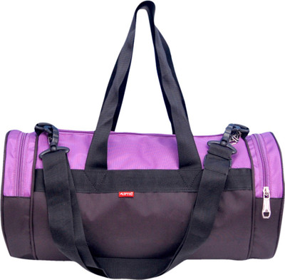 

Spyki 17 inch/43 cm Excellent Gym Bag(Black, Purple)