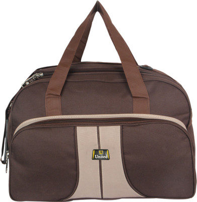 

United Bag Brown Duffle Travel Duffel Bag(Brown)