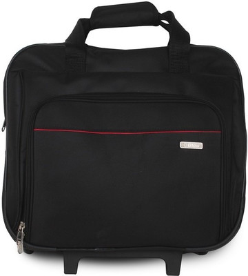 

Bleu 17 inch/43 cm Travel Cabin Laptop Bag with Trolley - Black Red 515 Travel Duffel Bag(Black)