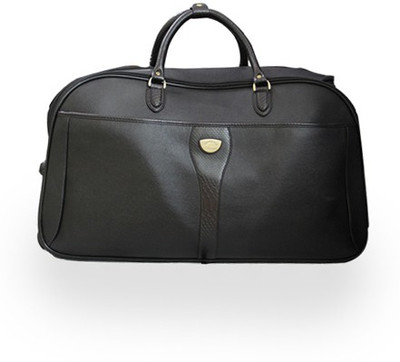 

Moladz 24 inch/61 cm CARRY Duffel Strolley Bag(Black)