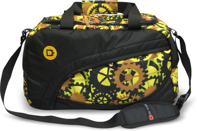

De' Bags 34 inch/86 cm Vitro Travel Duffel Bag(Black, Yellow)