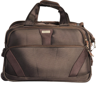 

Sprint 19 inch/48 cm (Expandable) Multi Purpose Duffel Strolley Bag(Brown)