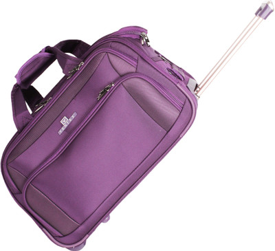 Ventex LW08 2 Wheel Duffel Trolley Duffel Strolley Bag(Purple)