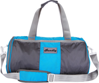 

Bendly 17 inch/43 cm Round Gym Travel Duffel Bag(Blue)