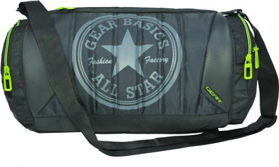 Gear 17 inch/43 cm Pro 2 Sports Duffel Travel Duffel Bag(Green, Black), Black;green