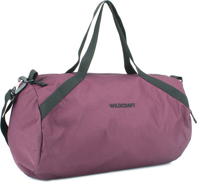 

Wildcraft 18 inch/46 cm The Drum Burgandy Gym Bag(Purple)