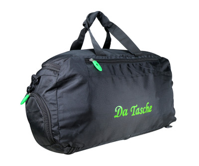 

Da Tasche Travel Cum Backpack Travel Duffel Bag(Black)