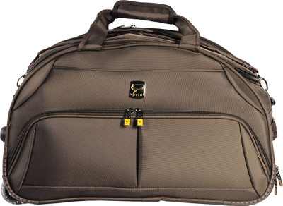 

Sprint 22 inch/56 cm (Expandable) Multi Purpose Duffel Strolley Bag(Brown)