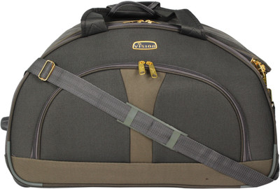 

Vision 24 With 3 Digit Lock Duffel Strolley Bag(Grey)