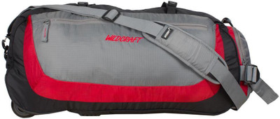 

Wildcraft 24 inch/60 cm Rover Travel Duffel Bag(Red, Black), Black;red