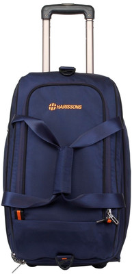

Harissons 20 inch/52 cm (Expandable) D-Lite Expander Trolley Duffel Strolley Bag(Blue)