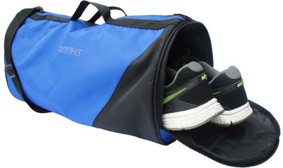 

Good Times 18 inch/47 cm TOUGH - Black Gym Bag(Black, Blue)