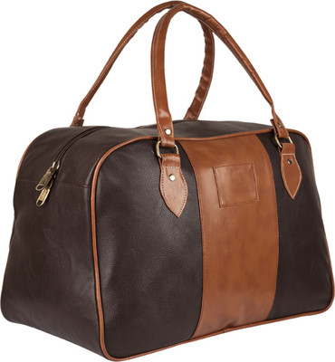 

3G 18 inch Leatherette bag Travel Duffel Bag(Brown)