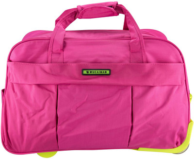 

ANNI CREATIONS 18 inch/45 cm Trolly Travel Duffel Bag(Pink)