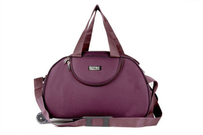 

BW (Expandable) Waterproof Expandable Wine Trolley Duffel Bag Duffel Strolley Bag(Purple)