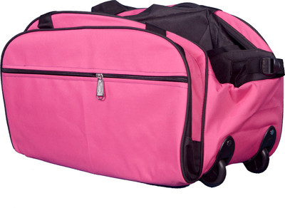 

One Up DB500003 Expandable Small Travel Bag - Large(Black, Pink)