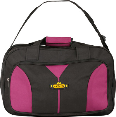 

Daikon 17 inch/43 cm (Expandable) Fast line-BPN Travel Duffel Bag(Black, Pink)