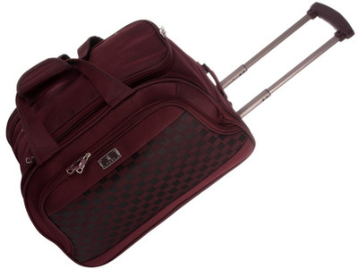 

Moladz 24 inch/61 cm (Expandable) Fuelz Large Duffel Strolley Bag(Red)