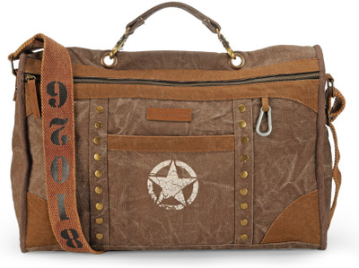 studded duffle bag