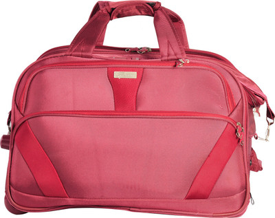 

Sprint 19 inch/48 cm (Expandable) Multi Purpose Duffel Strolley Bag(Maroon)
